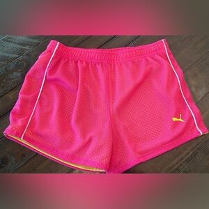 Puma girls athletic shorts